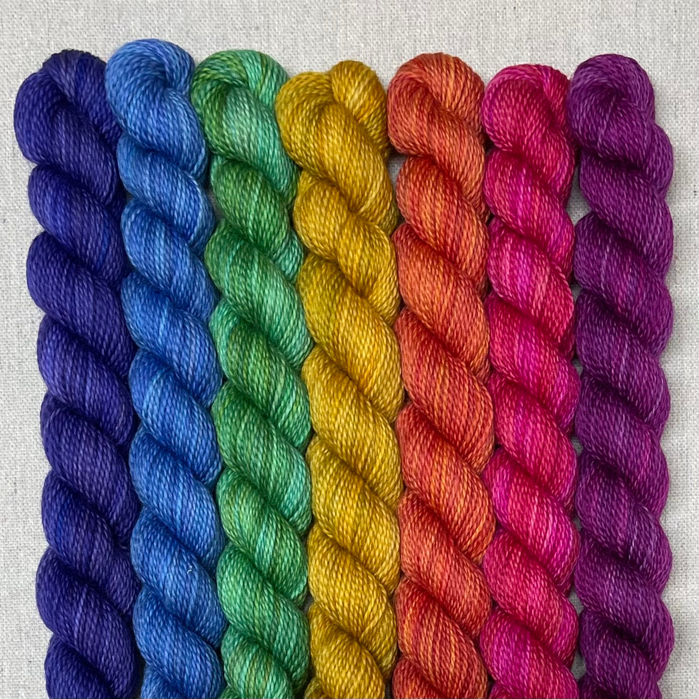 Mini Skeins of Yarn Paintbox Gradient Yarn Set Massif