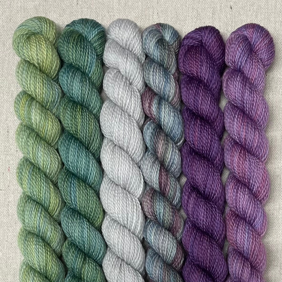 Mini Skeins of Yarn PAINTBOX gradient yarn set HORIZON – Biscotte