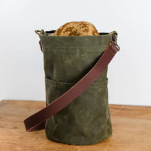 Load image into Gallery viewer, Waxed Canvas Bucket - twig &amp; horn - Bags

