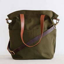 Load image into Gallery viewer, Canvas Crossbody - twig & horn - Bags