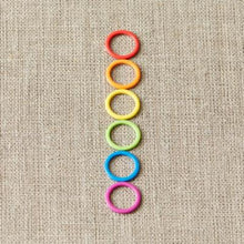 Load image into Gallery viewer, Colored Ring Stitch Markers - CocoKnits - Accessories