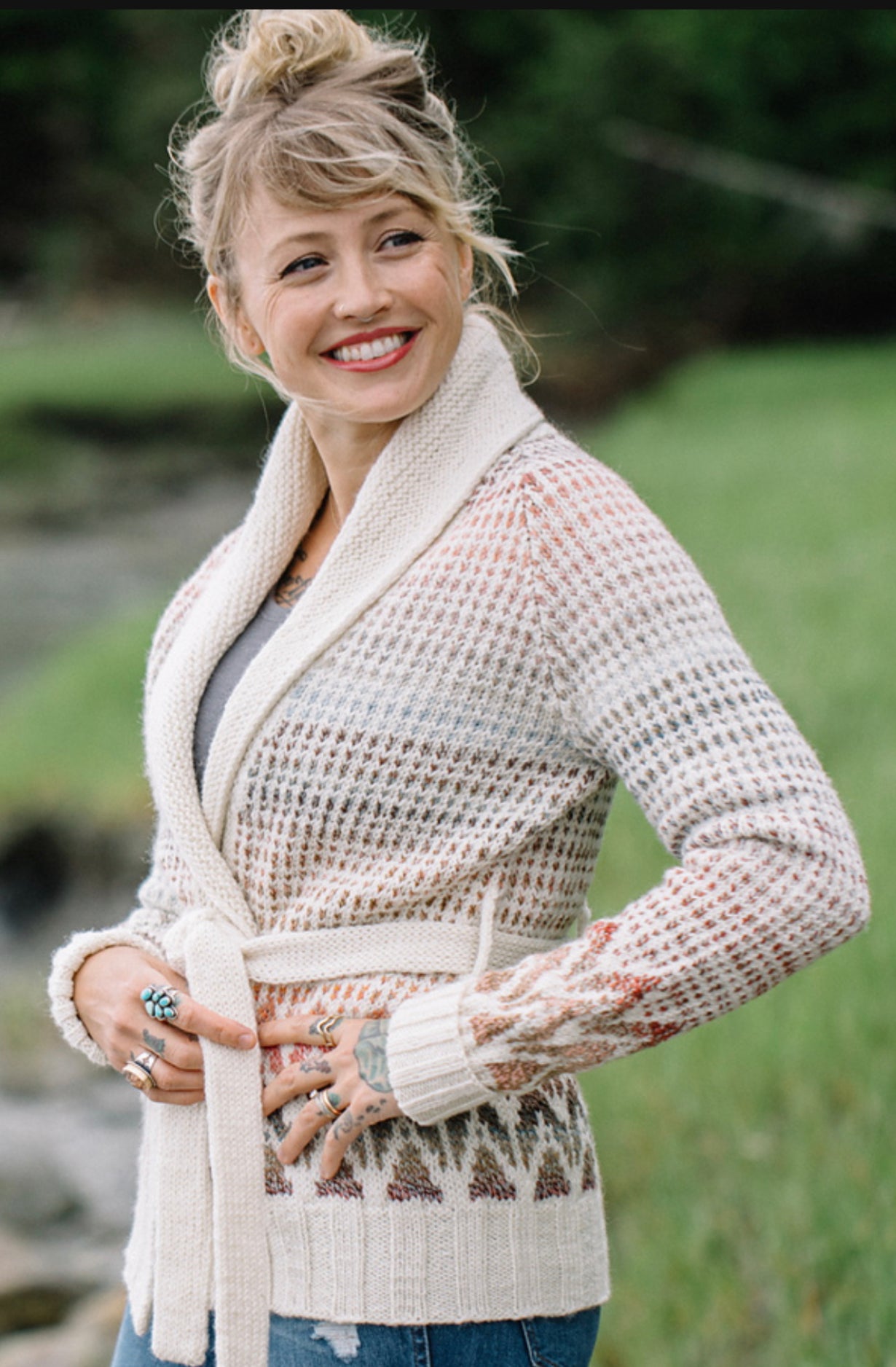 Andrea Moore - Merino Cardigan main image 1