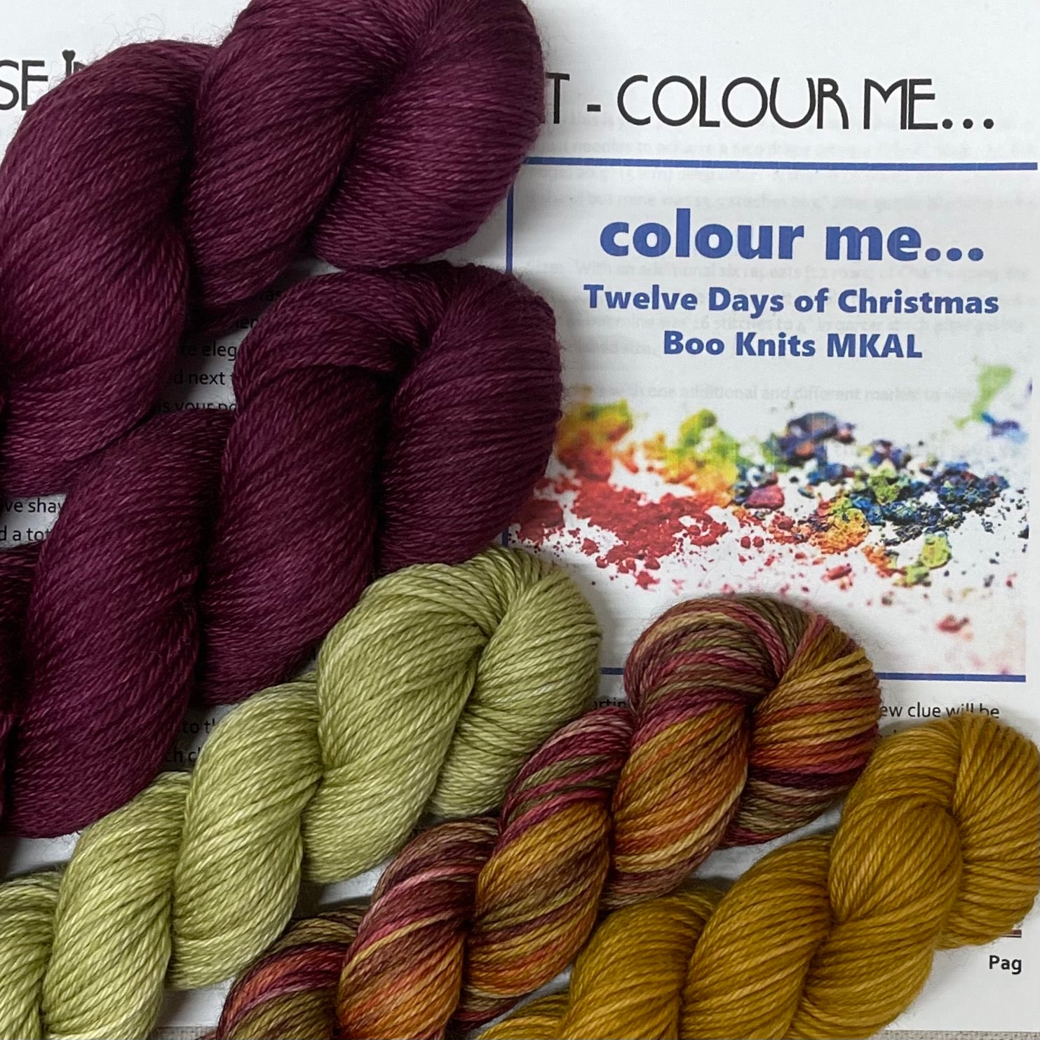 Colour Me - Kits – The Fibre Studio at Yarns to Dye For
