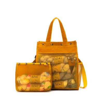 Maker's Tall Mesh Tote - dellaQ