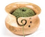 Wood Yarn Bowl Accessory