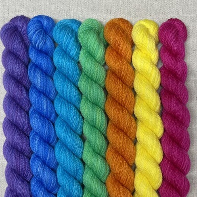 Mini Skeins of Yarn PAINTBOX gradient yarn set HORIZON – Biscotte