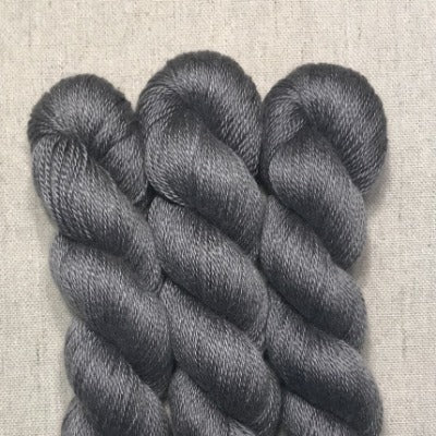 Charcoal - Cashmere Silk - Fingering