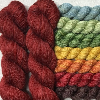 Fall Is In The Air, Deep Woods Red - Garden Variety MKAL - Kits