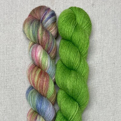 Ric Rac Rayon Yarn Garden Party, Sour Apple - Ric Rac Shawl – The Fibre Studio at Yarns to ...