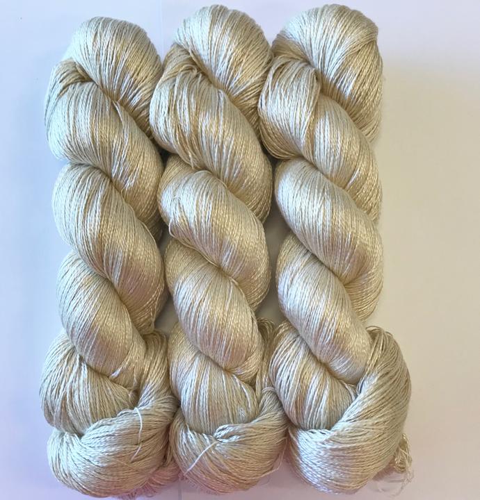 Studio Silk'n Sea Cell Lace - Undyed Yarns and Fibers