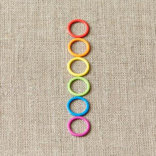Load image into Gallery viewer, Colored Ring Stitch Markers - CocoKnits - Accessories
