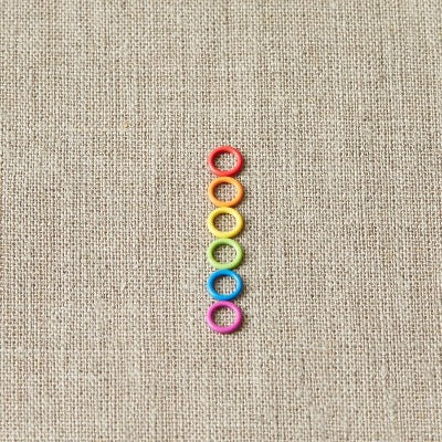 Colored Ring Stitch Markers - CocoKnits - Accessories